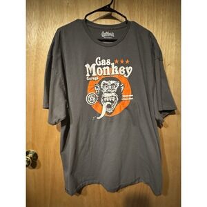 Gas Monkey Garage Mens Shirt Size 3XL Cotton Graphic Tee Short Sleeve (D)